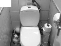 toilettes avec lave-mains intégré WiCi Bati gris clair - par Bains d'Alexandre - 1 sur 3 (avant)